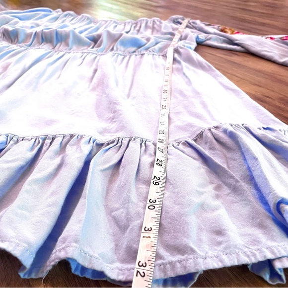 Feathers Women’s Peasant Dress Plus Size 3XL Embroidered Off Shoulder Tiered - Picture 13 of 16